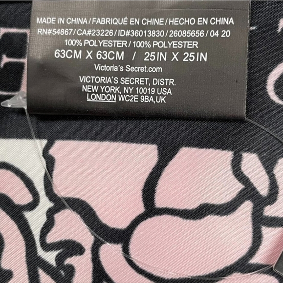 Victoria’s Secret ✦ Bombshell Floral Print Scarf ✦ Signature Logo Bandana NWT - Picture 11 of 16
